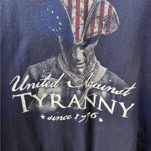 Men's United Against Tyranny since 1776 long sleeve shirt, 3xl
